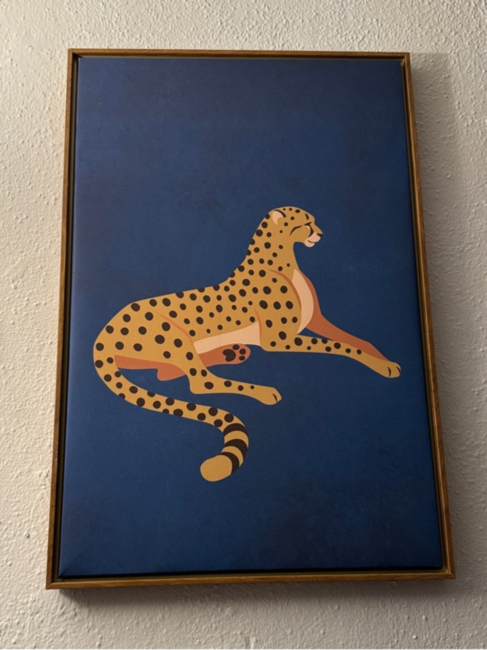 Blue Leopard Print
